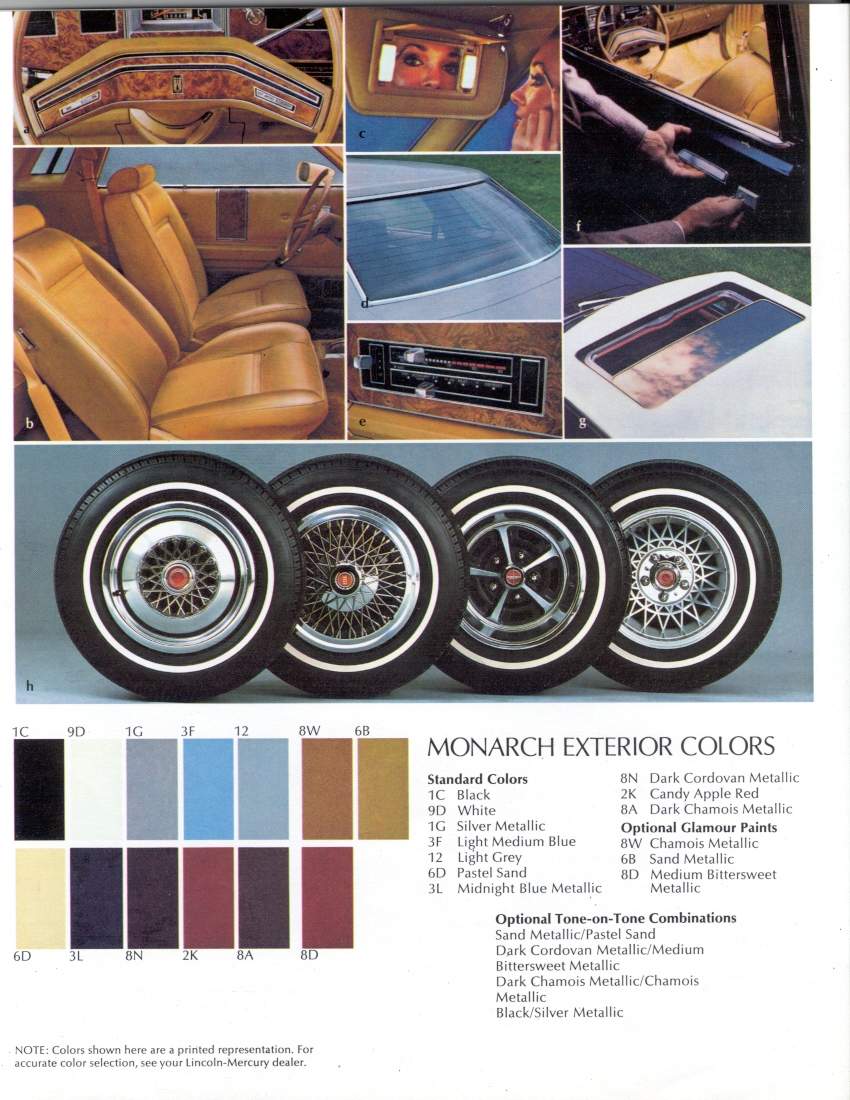 1980 Mercury Monarch Brochure Page 7